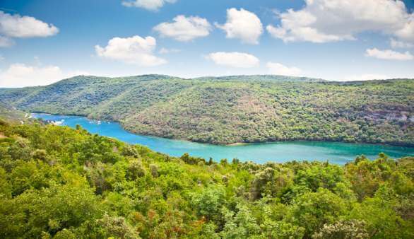 Der Limski Fjord in Istrien